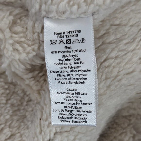 Men's Tan Aztec Sherpa-Lined Jacket (Jach's) -- M - Picture 4 of 4